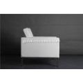 Leather Sofa white leather knoll sofa one seat Supplier